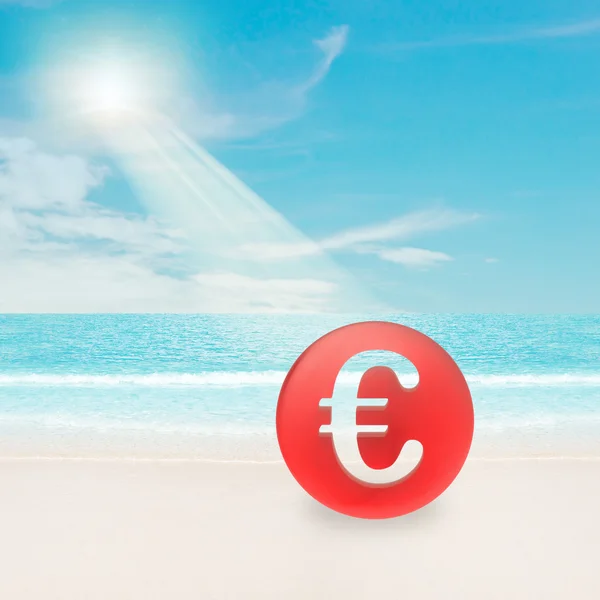 Euro luz solar — Fotografia de Stock