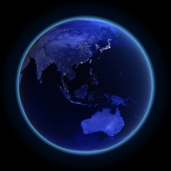 Azië en Australië — Stockfoto