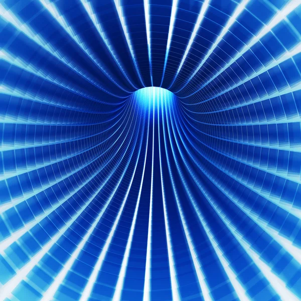 Blur Technology Tunnel Render Image — Stock Photo, Image