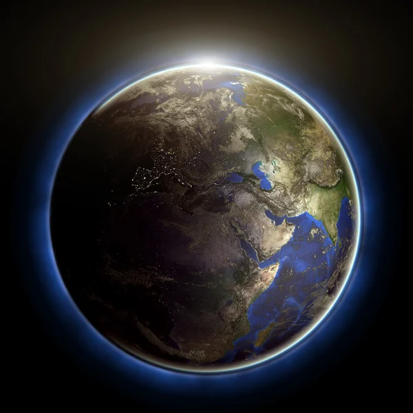 全球日落 — 图库照片