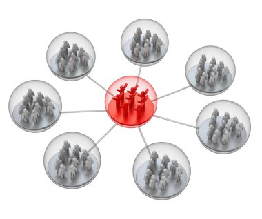 Social network clipart