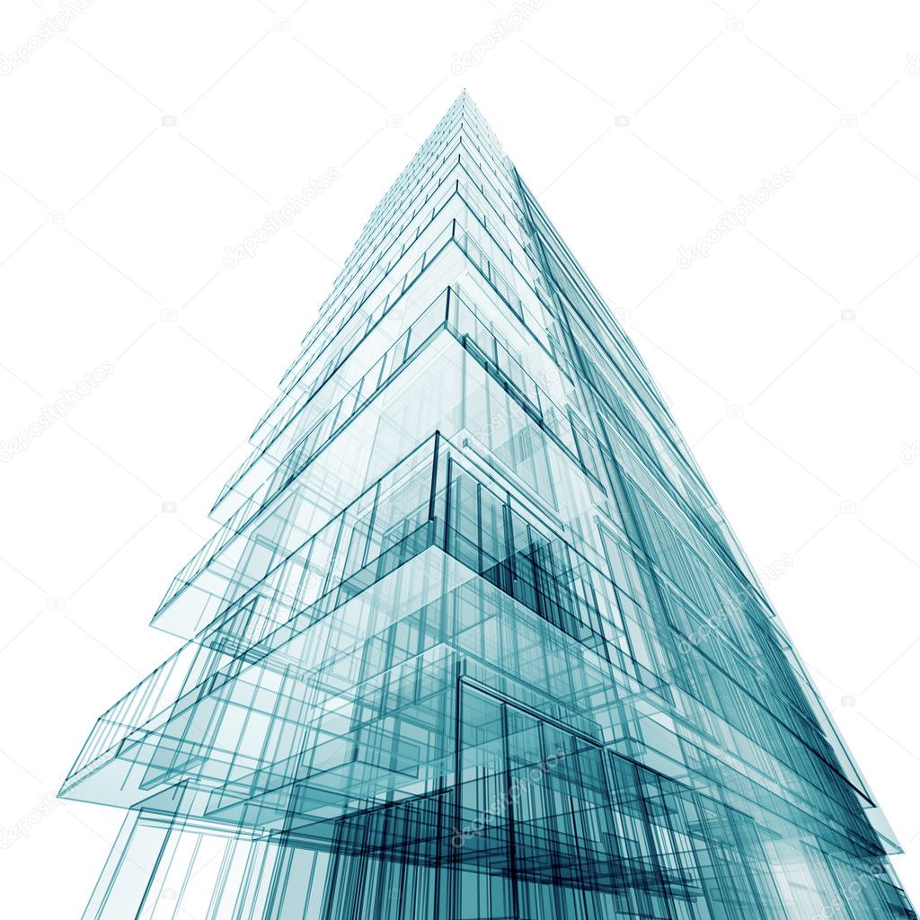Contemporary abstract building