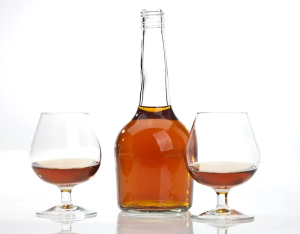 Brandy bottle — Stock Photo, Image