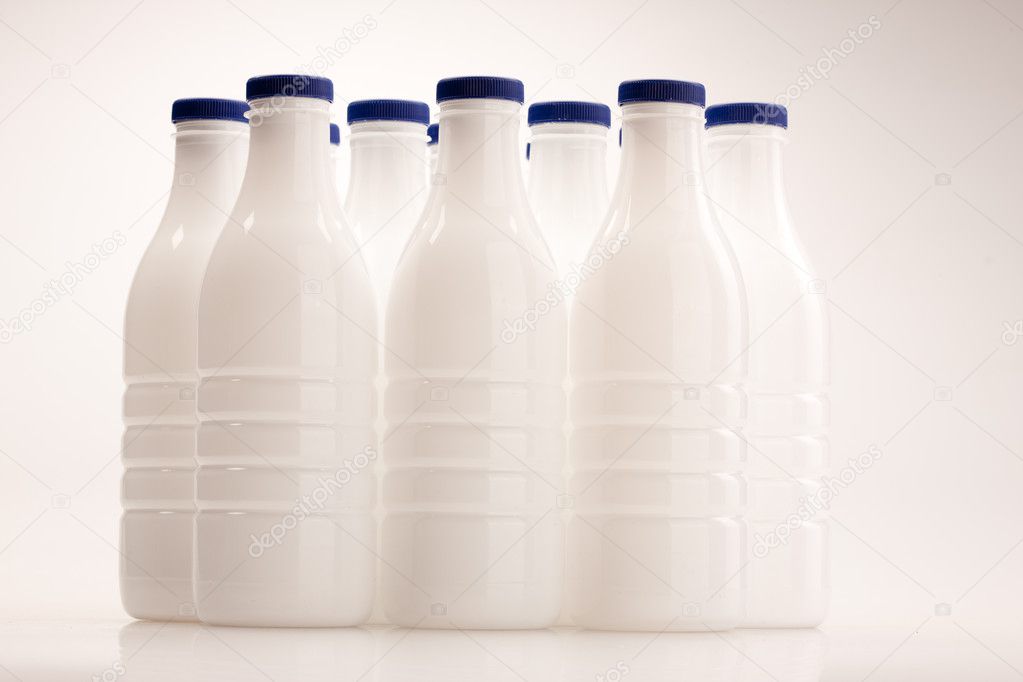 Plastic milk bottle — Stock Photo © spotty 4971752