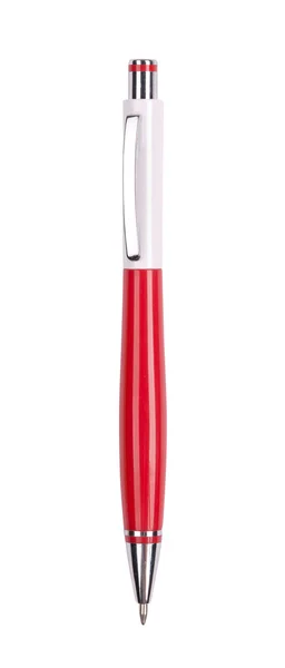Red pen isolated on white — Stock Photo, Image