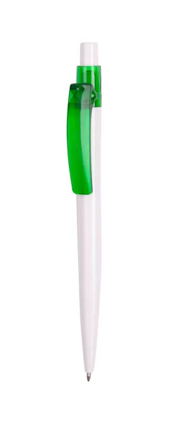 Groene pen geïsoleerd op wit — Stockfoto