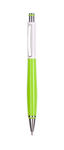 Green pen isolated on white — Stock Photo, Image