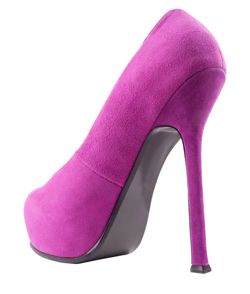 Розовые туфли на высоком каблуке — стоковое фото
