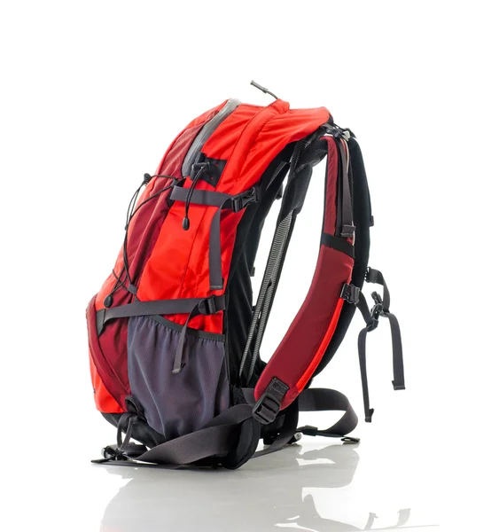 Czerwony plecak — Zdjęcie stockowe