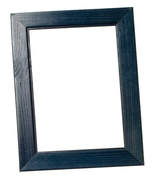 Wooden Frame Isolated White — Stock Photo, Image