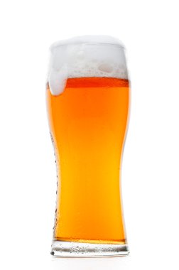 Glass of classic beer clipart