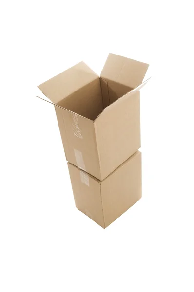 Paper Box Isolated White — Stock Photo, Image