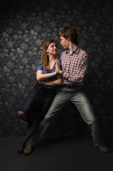 ダンサーのカップル — ストック写真