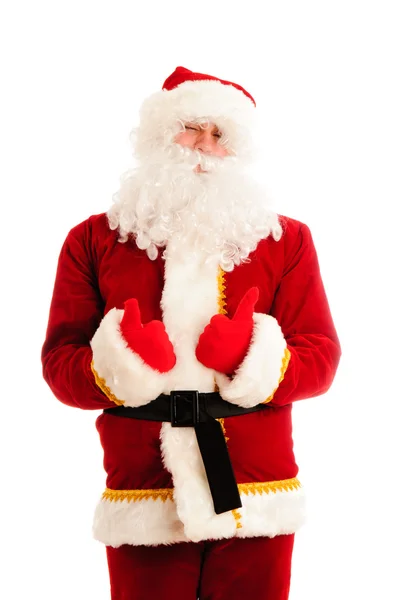Weihnachtsmann Isoliert Über Weiß — Stockfoto