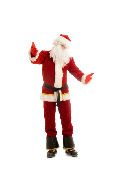 Babbo Natale Gesturing Welcome — Foto Stock