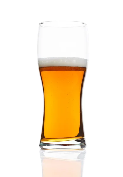 Glass of classic beer — Stock Photo, Image