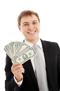 Man with money clipart