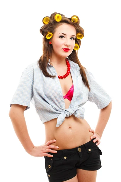 Pin-up donna — Foto Stock