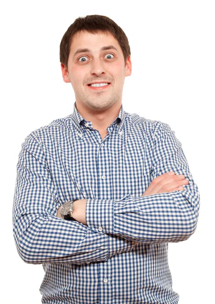 Happy man in casual wear — Stock Photo, Image