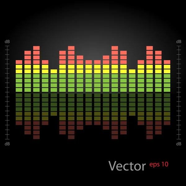 Vektorové ekvalizér — Stockový vektor