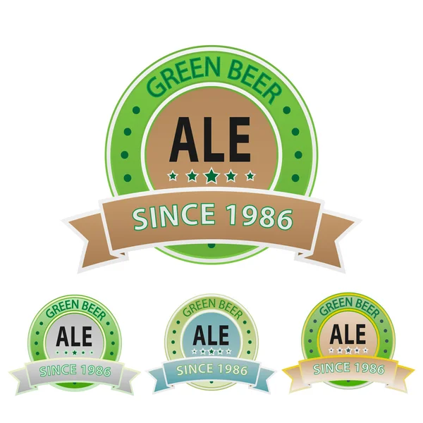 Set os ale labels — Stock Vector