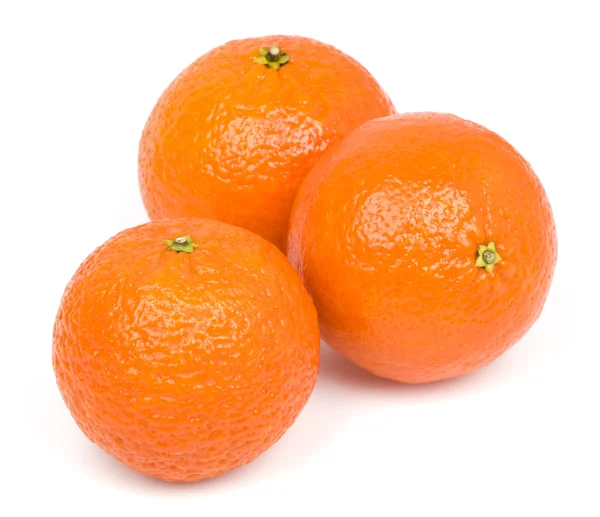 Mandarinky na bílém pozadí — Stock fotografie