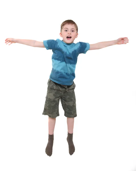 The jumped up boy — Stock Photo, Image