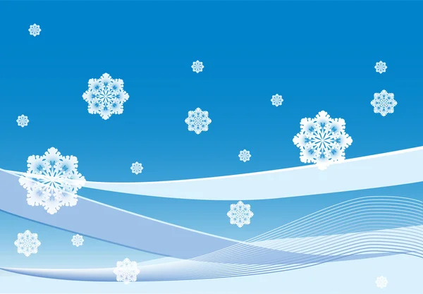 Winter Background — Stock Vector