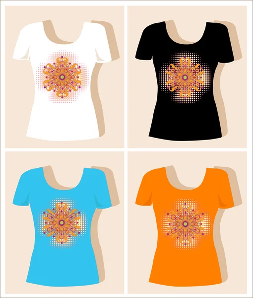 Design Abstrait Shirt — Image vectorielle