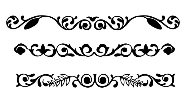 Векторный орнамент на белом фоне — стоковый вектор