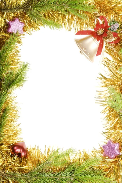 Moldura de Natal — Fotografia de Stock