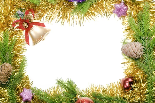 Moldura de Natal — Fotografia de Stock