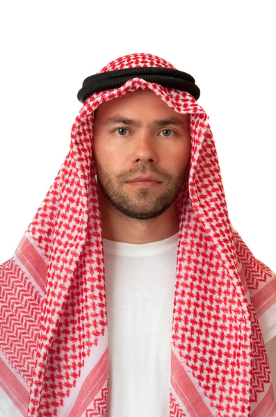 アラビア語の頭飾りの男. — ストック写真