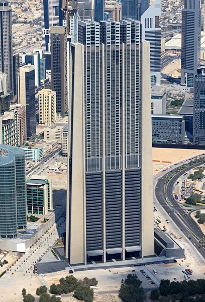 Felhőkarcolók Dubaiban. Egyesült Arab Emírségek. — Stock Fotó