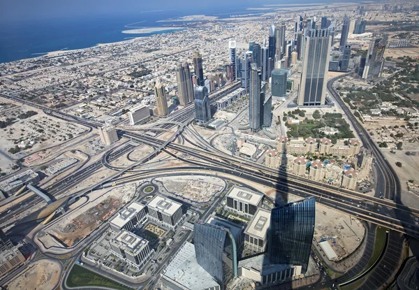 Arranha-céus no Dubai. EAU. — Fotografia de Stock