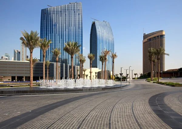 Αστικό τοπίο. σύγχρονο Ντουμπάι. — Φωτογραφία Αρχείου