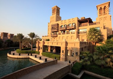 Madinat Jumeirah kompleksinin bir parçası. Dubai 'de. BAE.