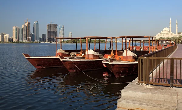 Deniz taksisi Sharjah. — Stok fotoğraf