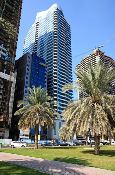 Nowoczesne Wieżowce Sharjah Zjednoczone Emiraty Arabskie — Zdjęcie stockowe
