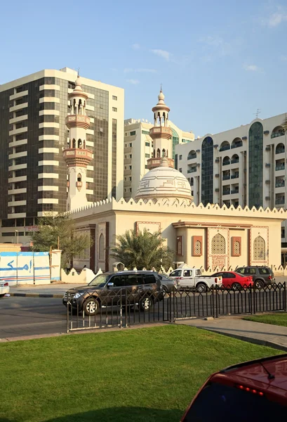 Muzułmański Meczet Sharjah Zjednoczone Emiraty Arabskie — Zdjęcie stockowe