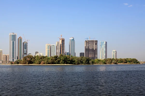 stock image Skyscrapers in Sharjah.