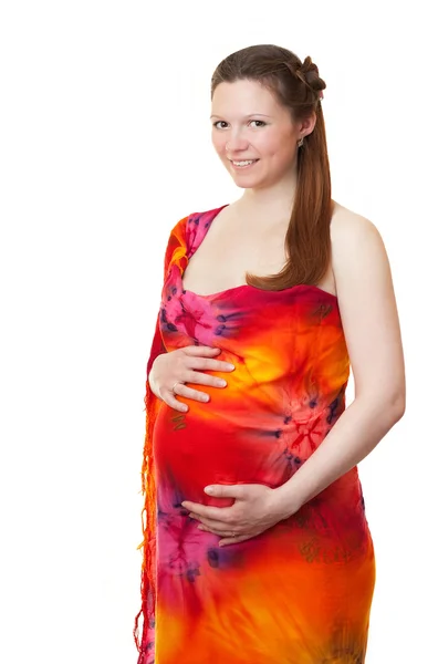 Beautiful pregnant girl — Stock Photo, Image