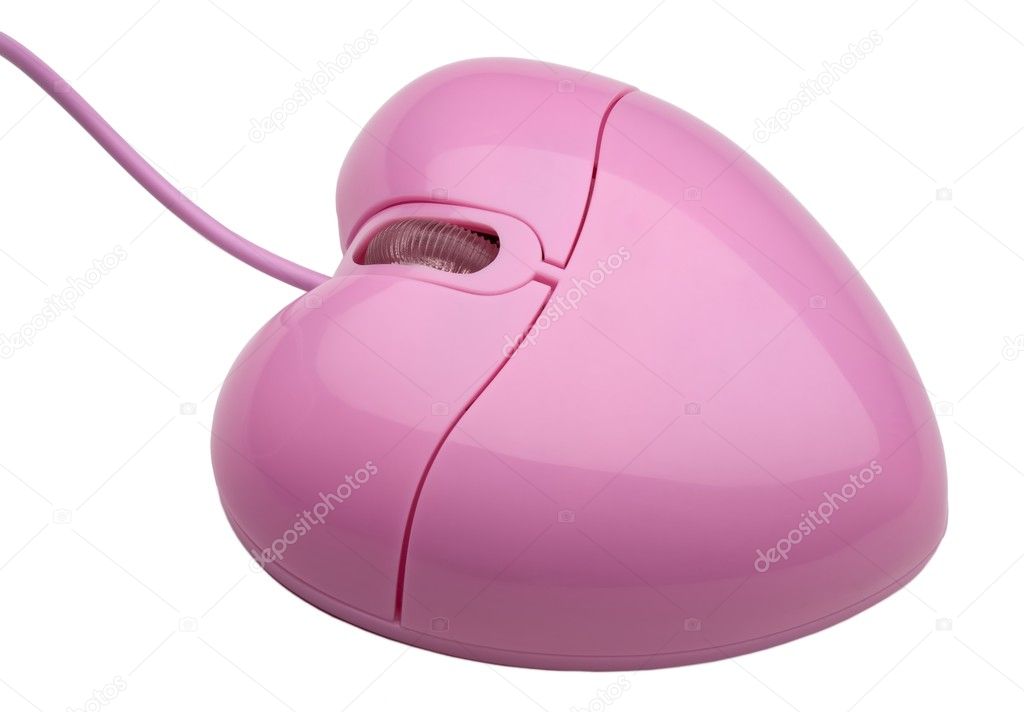 heart shaped computer mouse