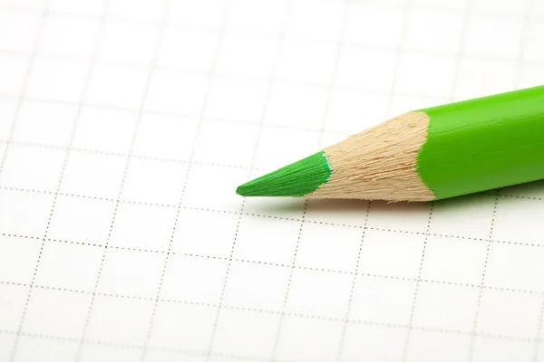 stock image Green pencil macro