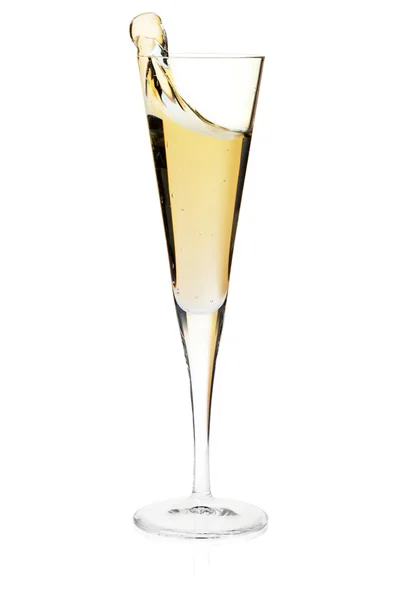 Šampaňské flétnu sklo — Stock fotografie