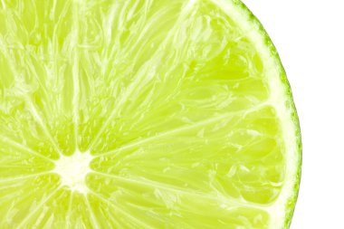 Macro food collection - Lime slice clipart