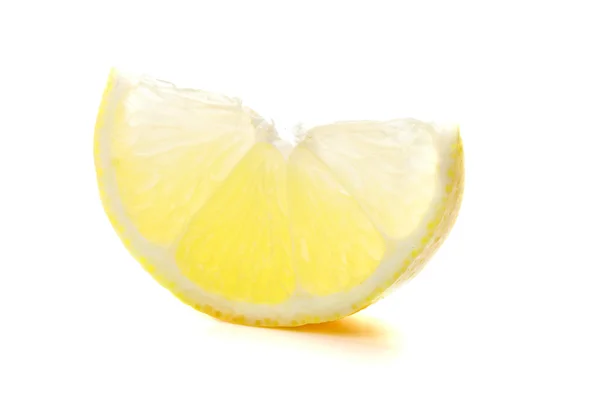 Abschnitt der reifen Zitrone — Stockfoto