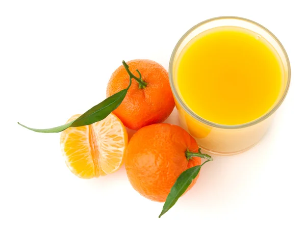 Sumo de tangerina — Fotografia de Stock