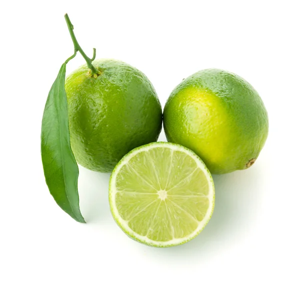 Three ripe limes — Stock Photo, Image