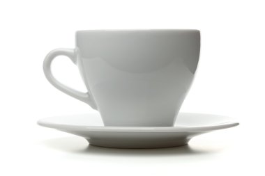 White empty espresso cup clipart